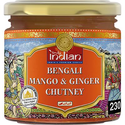 Chutney Bengali, Mango & Imbir 230g