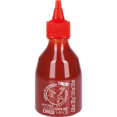 UNI-EAGLE Sos chili Sriracha (chili 70%), b. ostry 210ml
