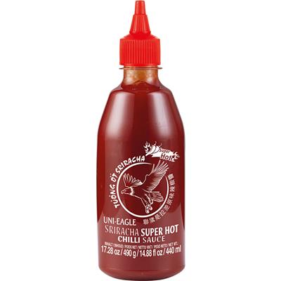 UNI-EAGLE Sos chili Sriracha (chili 70%), b. ostry 440ml