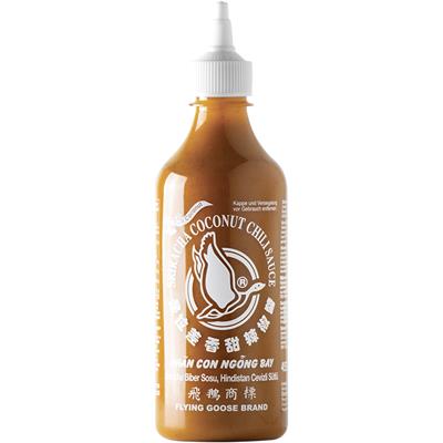 FLYING GOOSE Sos chili Sriracha z mleczkiem kokosowym (29% chili) 455ml