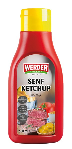 Ketchup pomidorowy z gorczycą, tuba